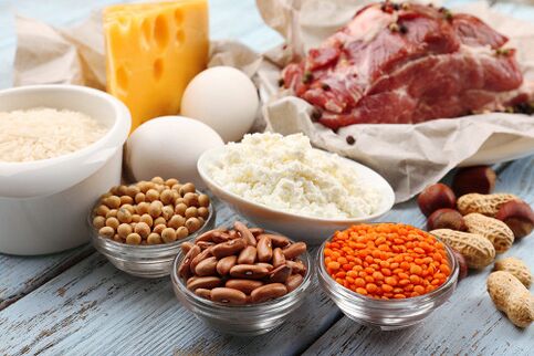 Fonti di proteina in una dieta proteica