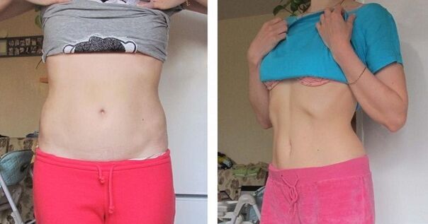 Prima e dopo la dieta giapponese